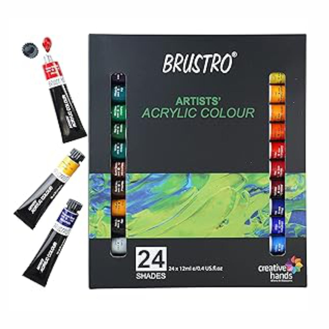 Brustro DIY Acrylic Marker ( Set of 12 vibrant colours) - Creative