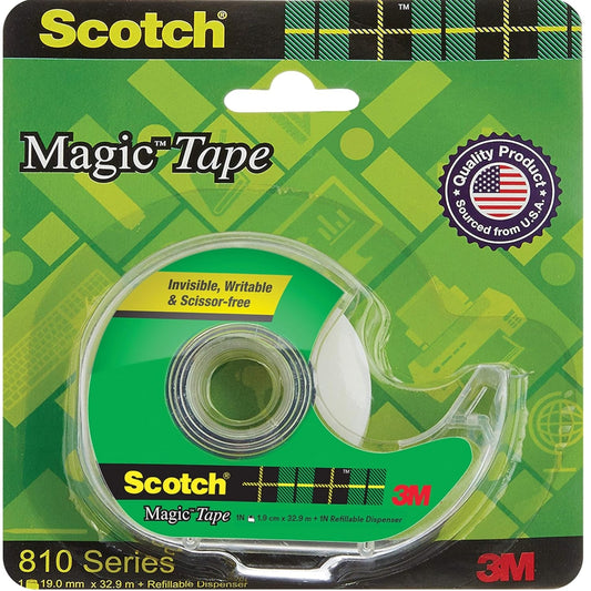 3M Scotch Magic Tape with refillable Dispenser