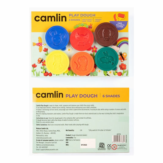 Camlin Play Dough 6 Shades