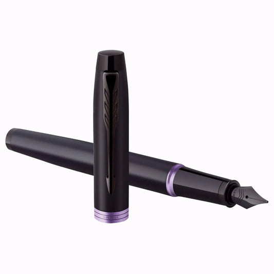 Parker IM Amethyst Purple Black Trim Fountain Pen