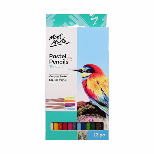 Mont Marte Pastel Pencils - 12 Shades