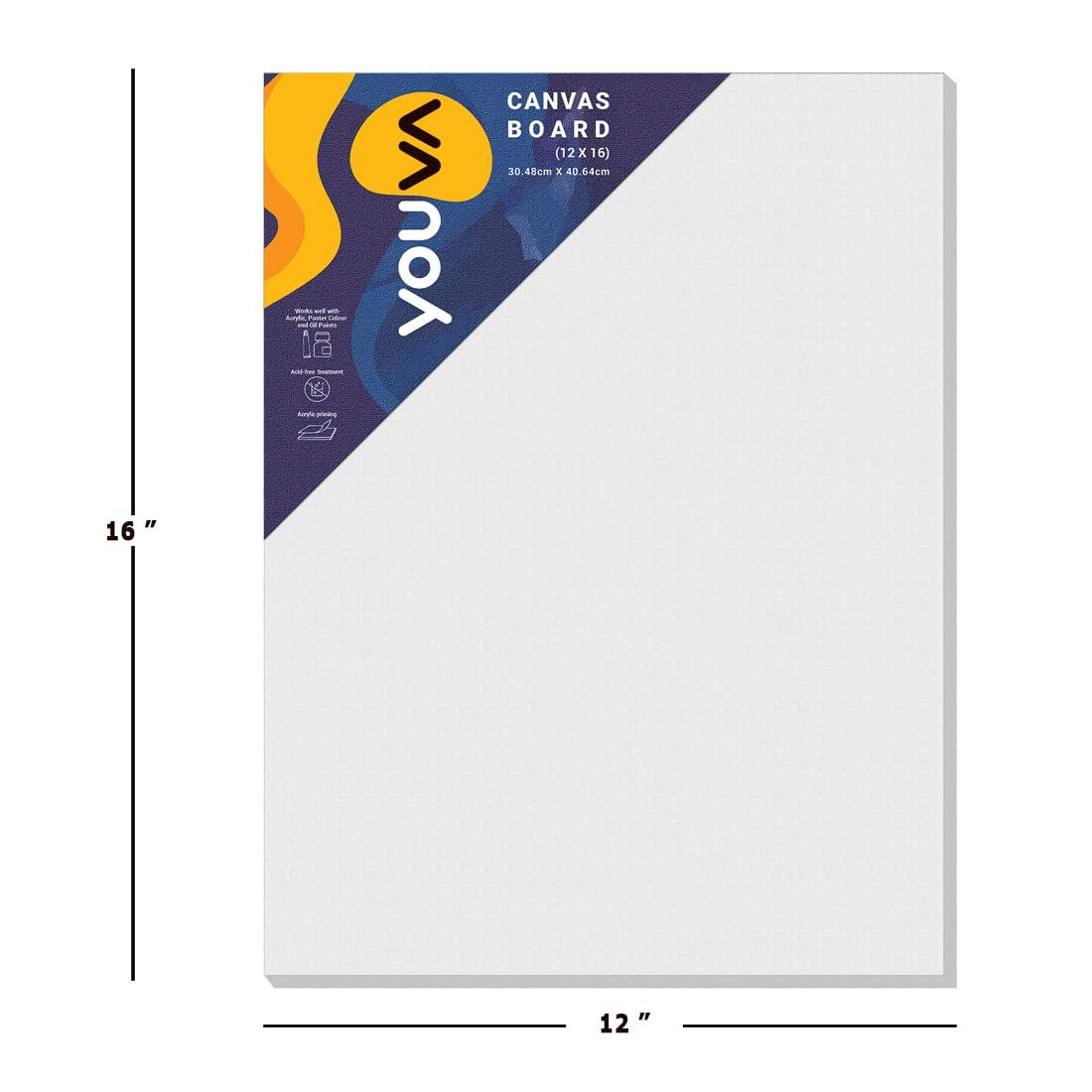 Navneet Canvas Board 12