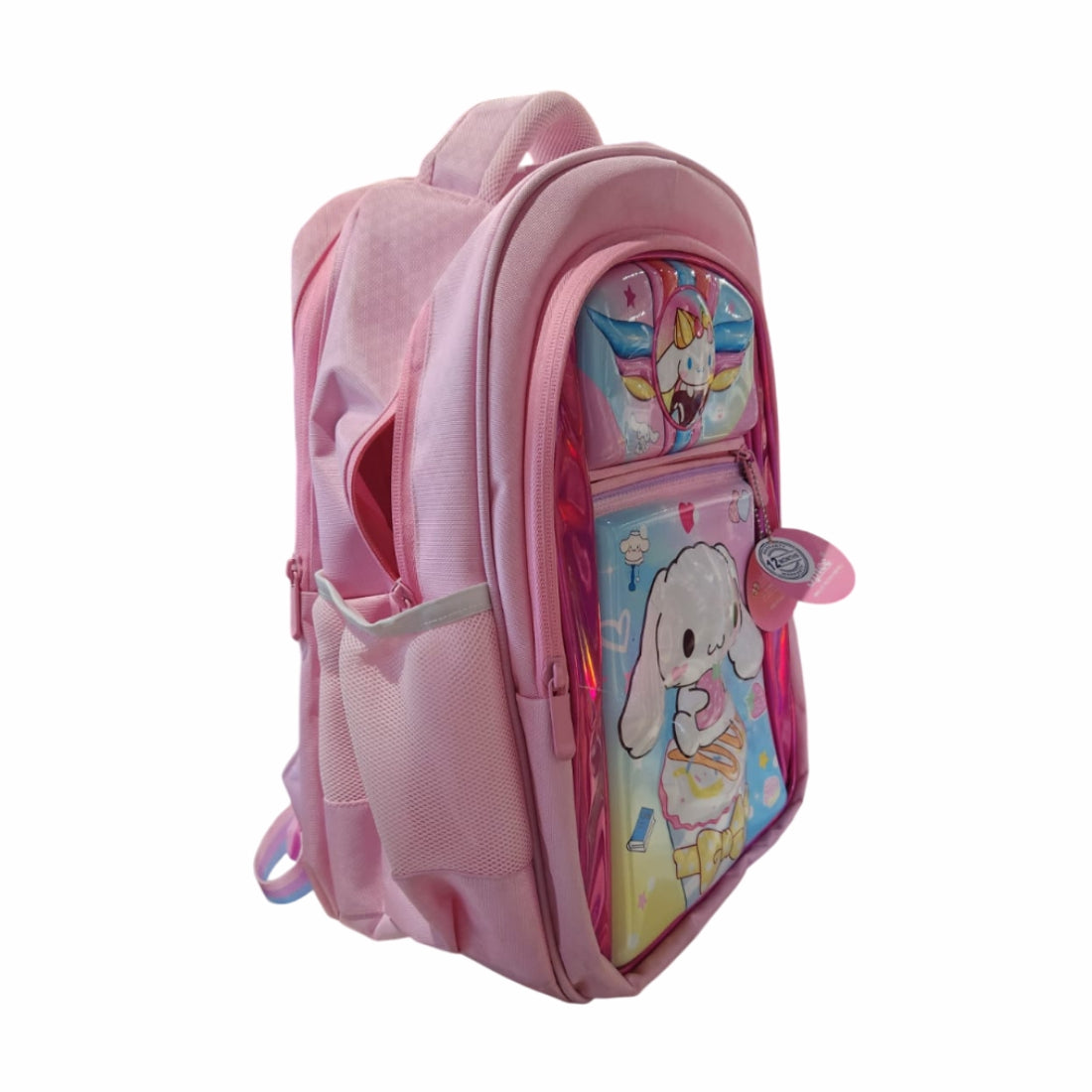 Pink Cute 3D School Bag - 16 inches