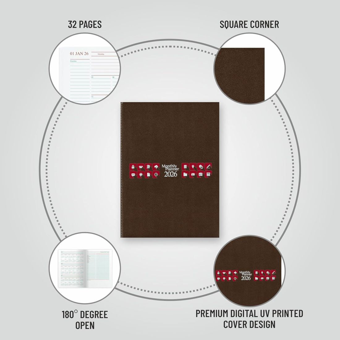 Anupam Monthly Planner 2026