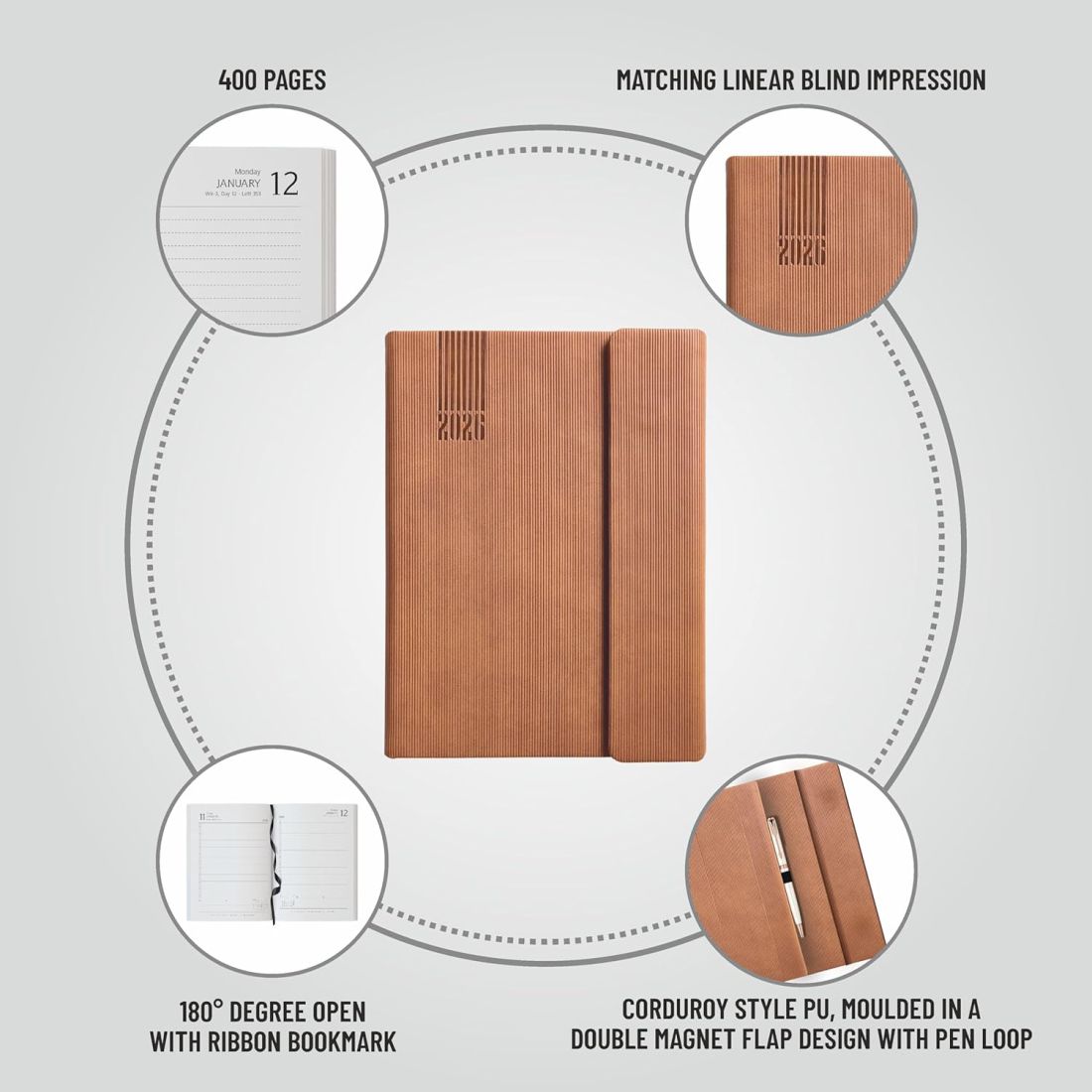 Anupam Bold Diary 2026