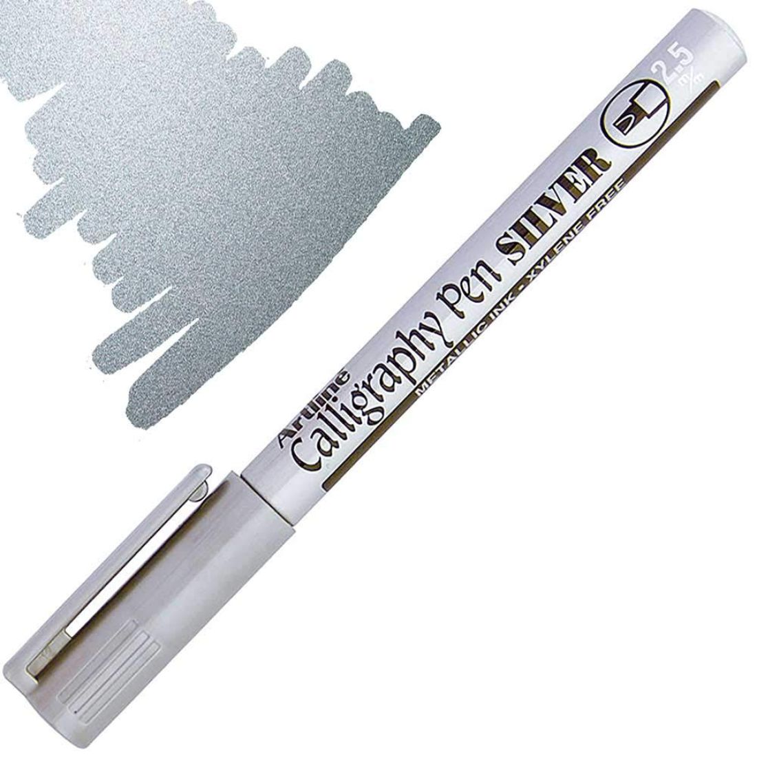 ARTLINE CALLIGRAPHY PEN METALLIC SILVER 25MM