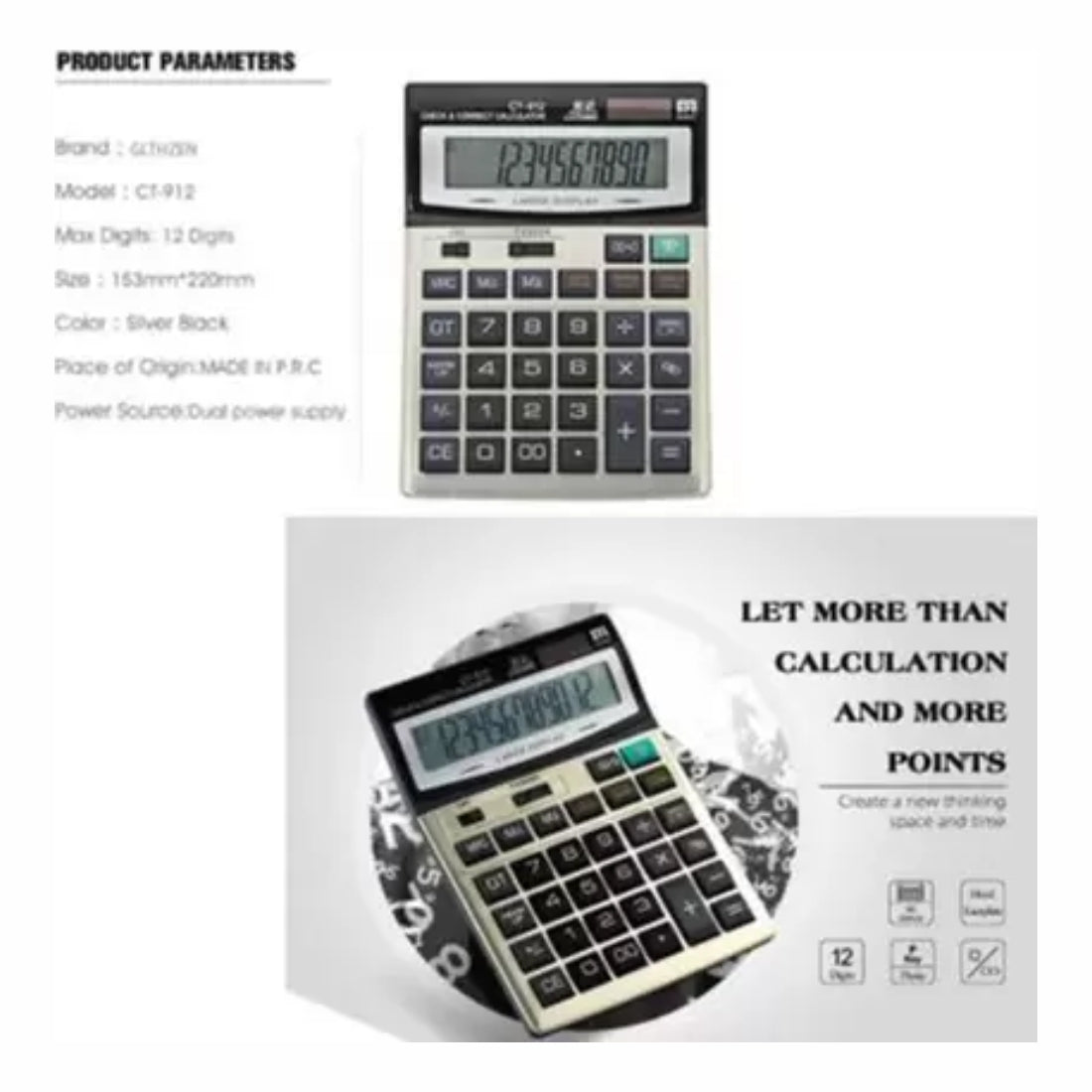 Citllzen CT-912 Electronic Calculator