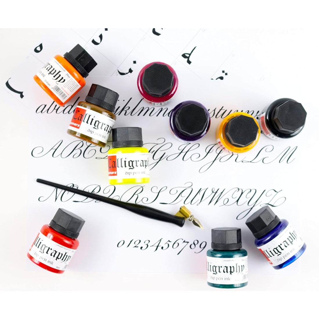 Isomars Calligraphy Ink Set of 10Shades – PAPERQUIRKS STATIONERY