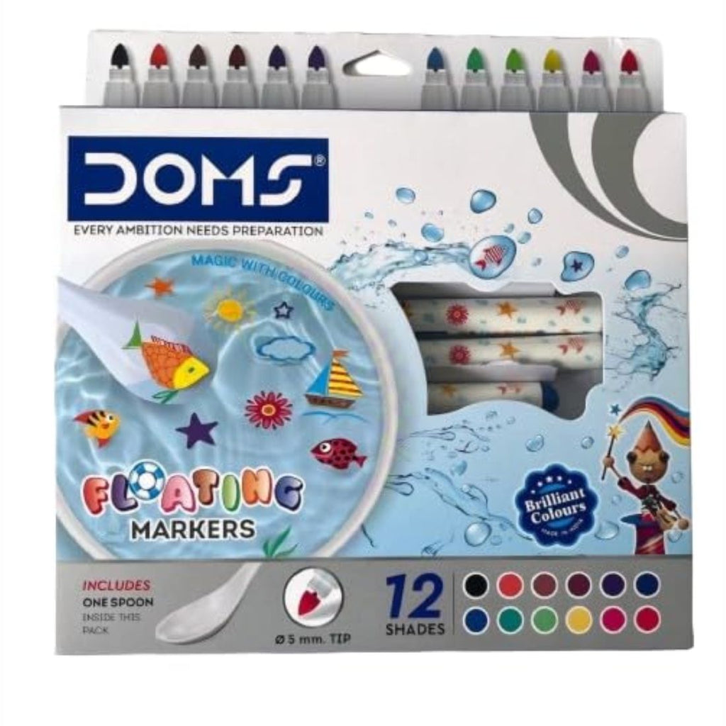 Doms Floating Markers 5MM Tip 12 Shades