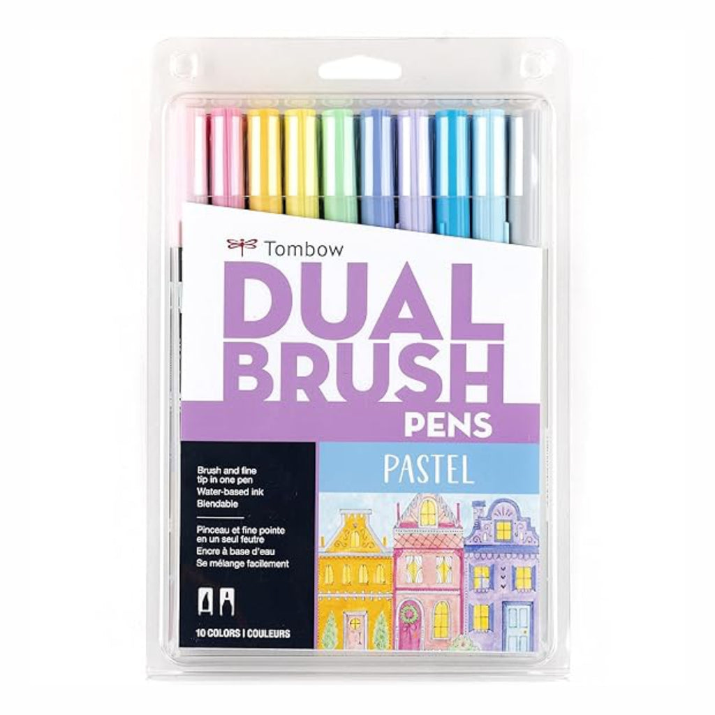 Dual Brush Pens - Set of 10