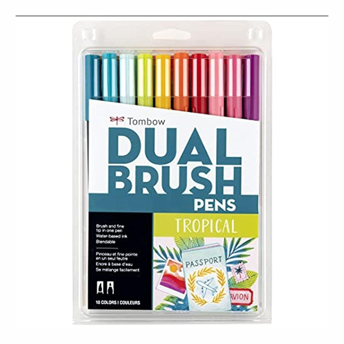 Dual Brush Pens - Set of 10