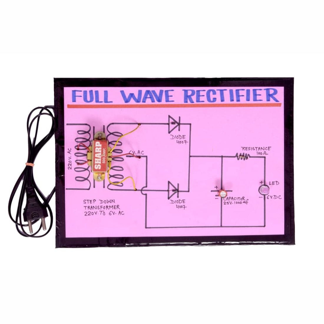 Full Wave Rectifier Model | 6X22X30 cm