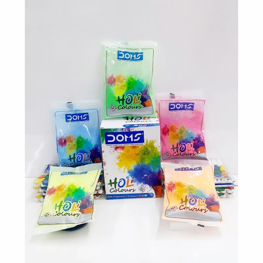 Doms Holi Colours with Fragrance 5 shades x 60g