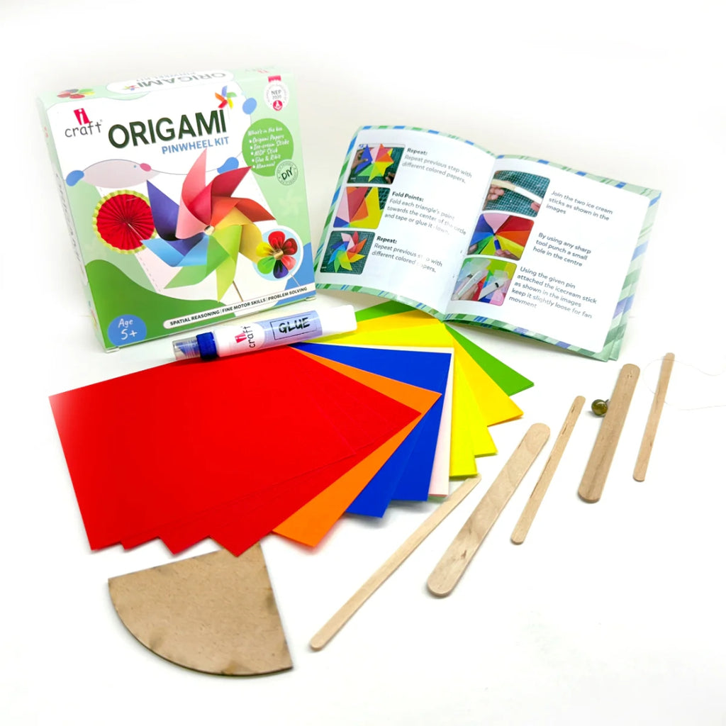 DIY Origami Pinwheel Craft Kit – PAPERQUIRKS STATIONERY