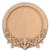 iCraft Wooden Festive Platter - 12X12 inch