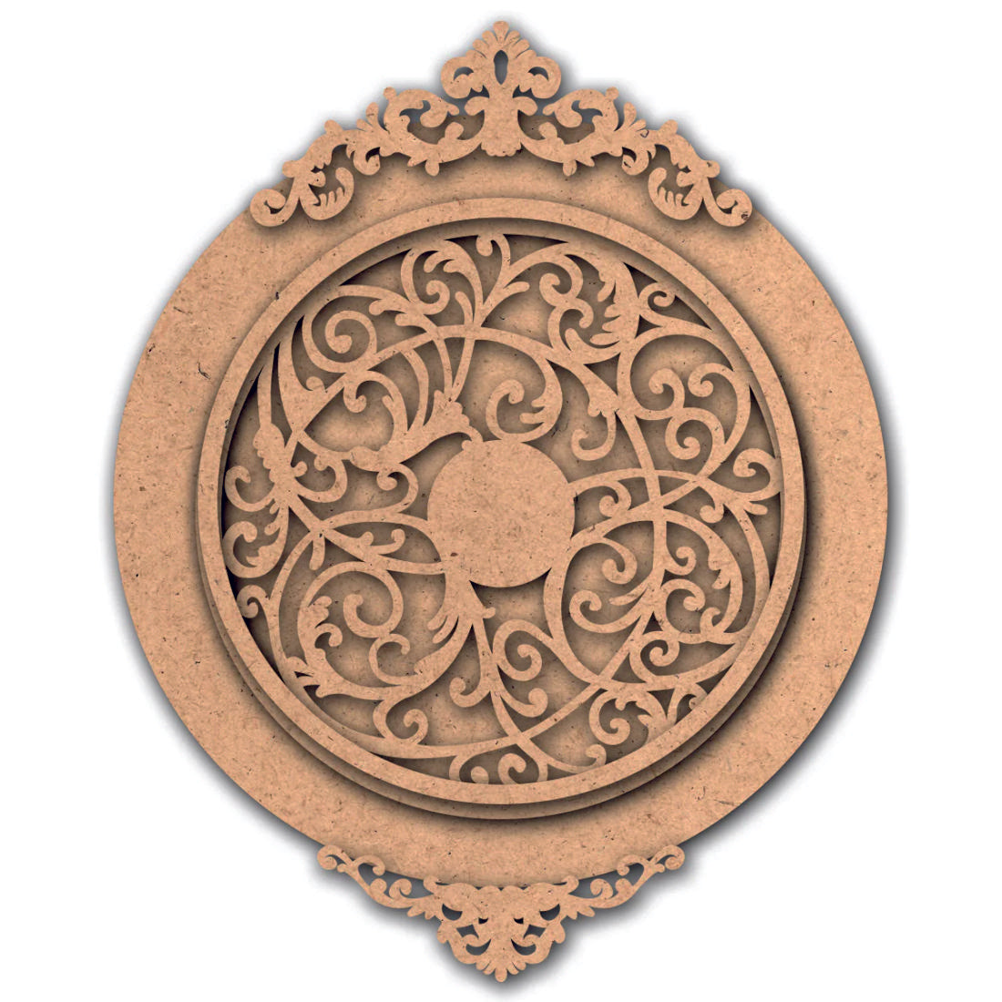 iCraft Wooden Festive Platter - 12X12 inch