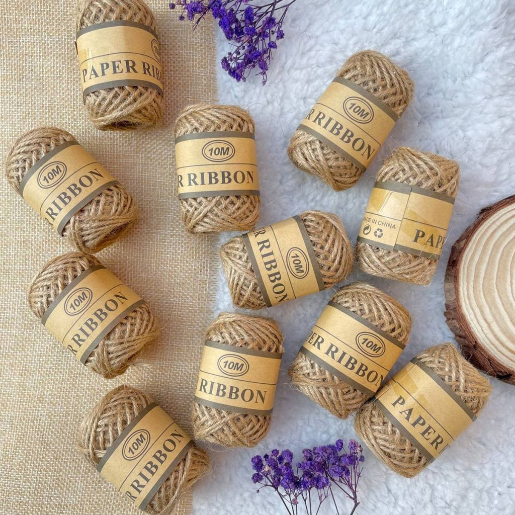 Jut Ribbons Jute Ribbon 10M – PAPERQUIRKS STATIONERY
