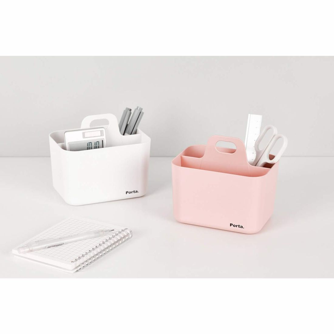 Litem Mini Porta Desk Organizer | Ivory