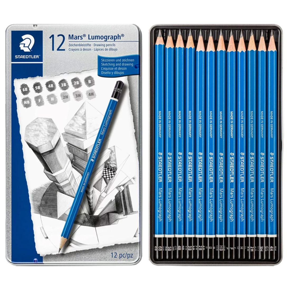 Staedtler Mars Lumograph Shading and Sketching Pencils