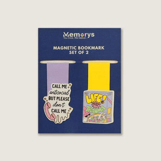 Memorys Magnetic Bookmark - Set of 2