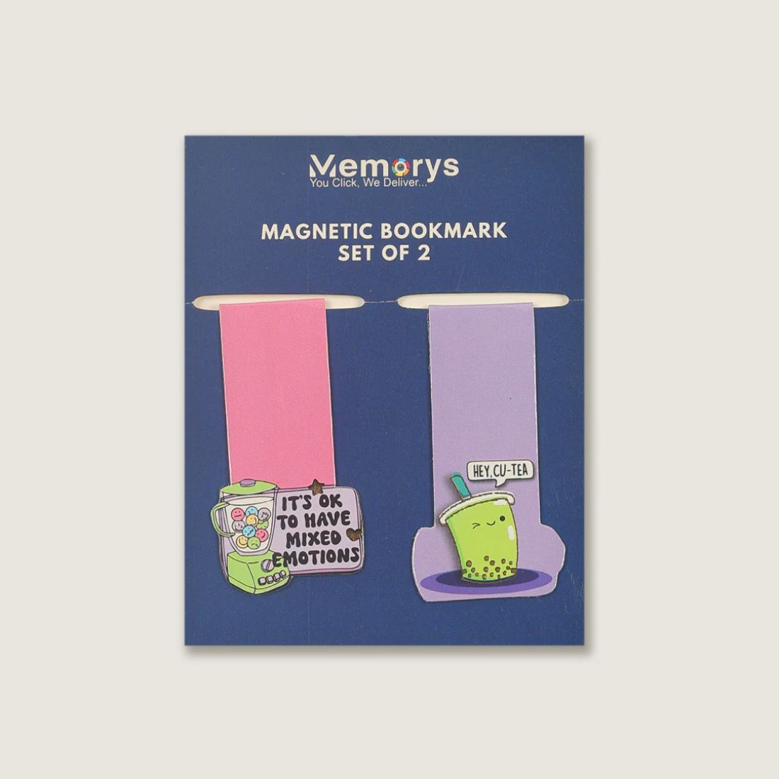 Memorys Magnetic Bookmark - Set of 2