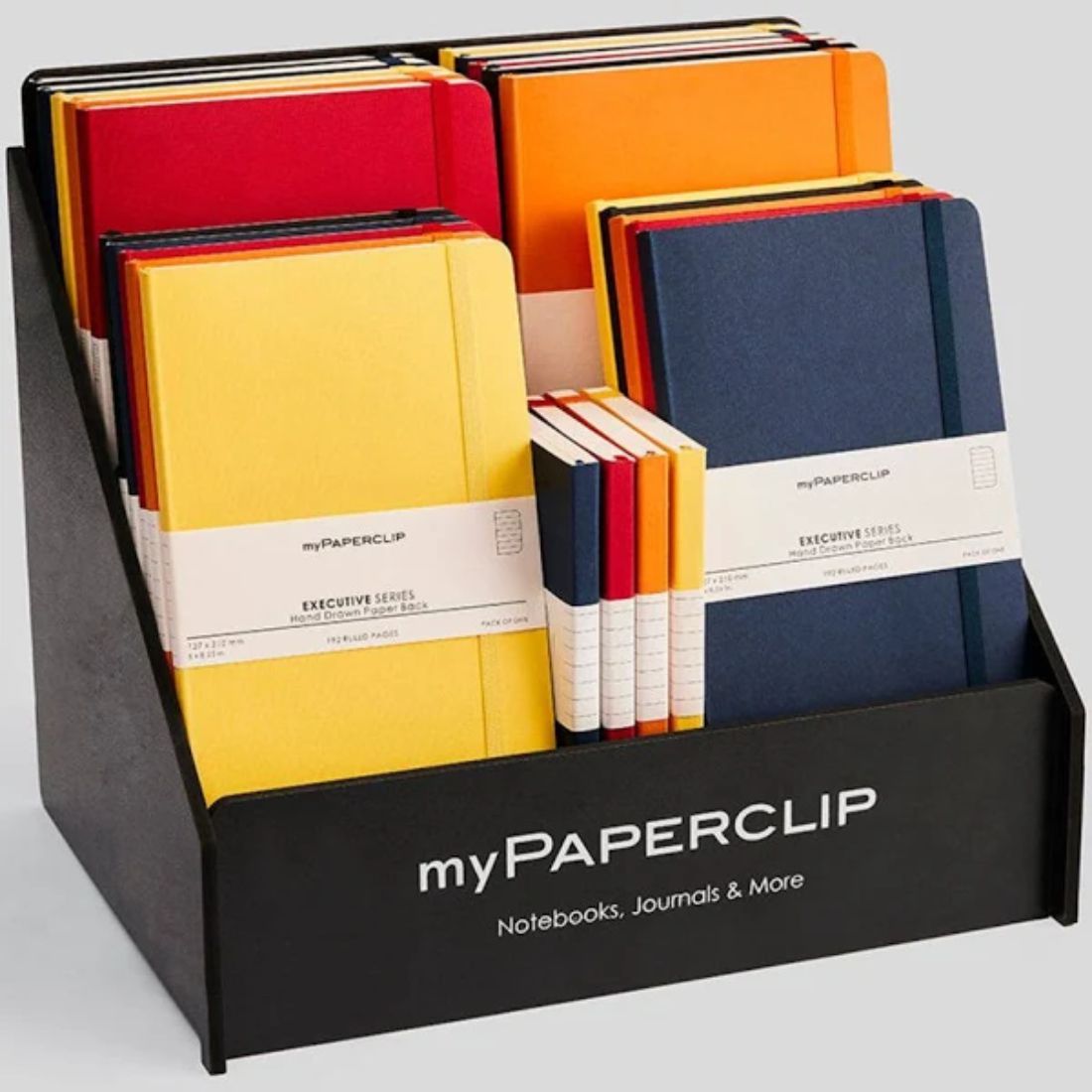 myPAPERCLIP Executive Series Hand Drawn Paper Back Notebook | 192 Ruled Pages