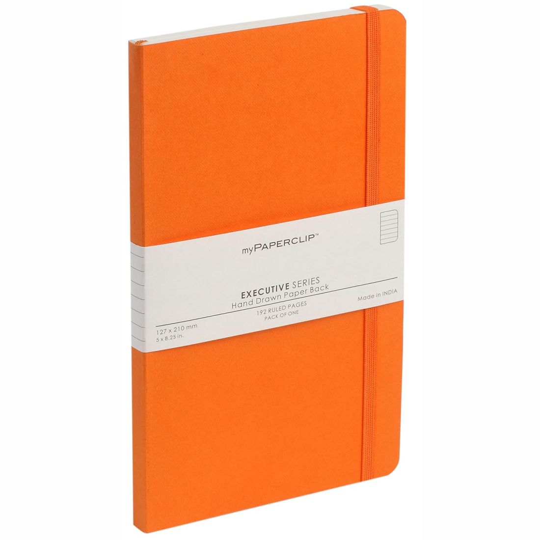 myPAPERCLIP Executive Series Hand Drawn Paper Back Notebook | 192 Ruled Pages