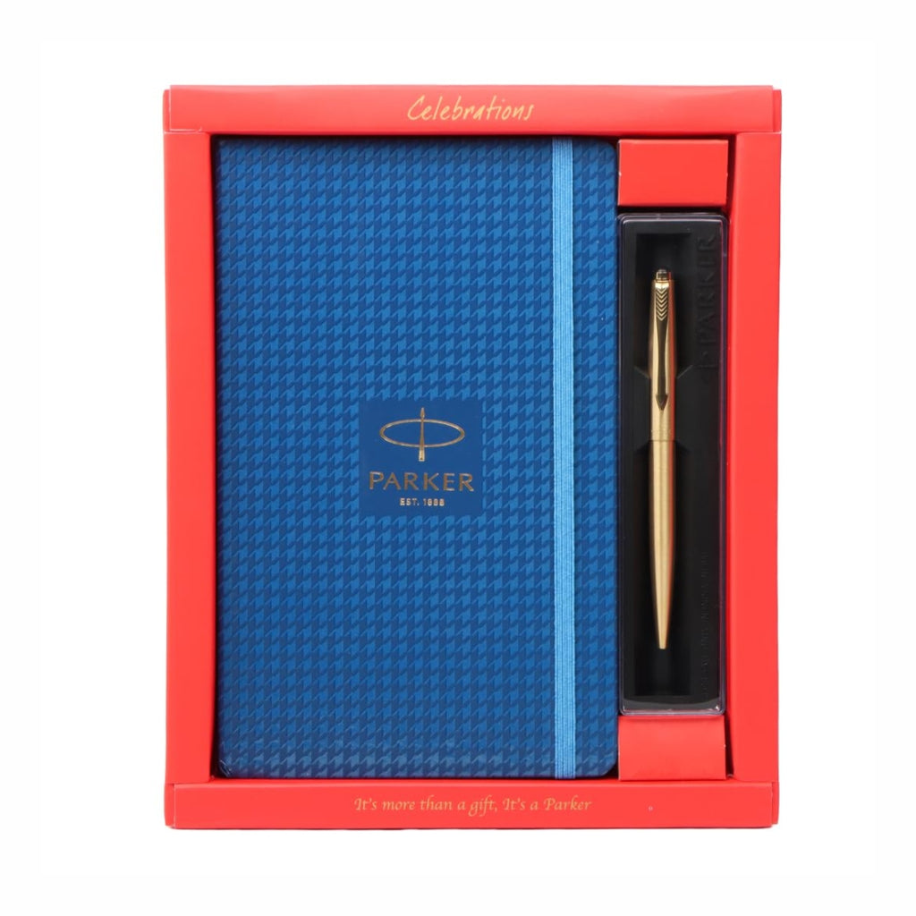Parker Notebook Combo Galaxy Gold BP – PAPERQUIRKS STATIONERY