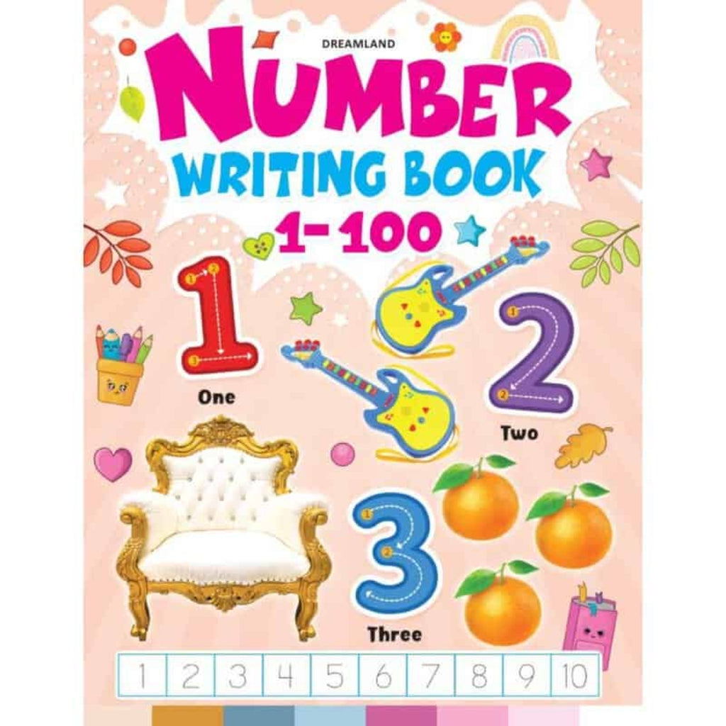 Number Writing Book 1-100