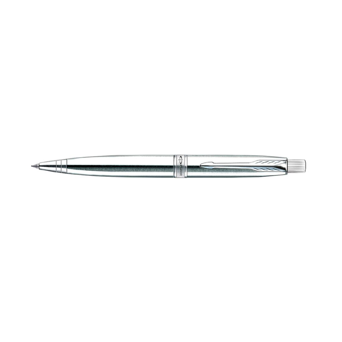 Parker Aster Shiny Chrome - Chrome Trim Ballpoint Pen Medium
