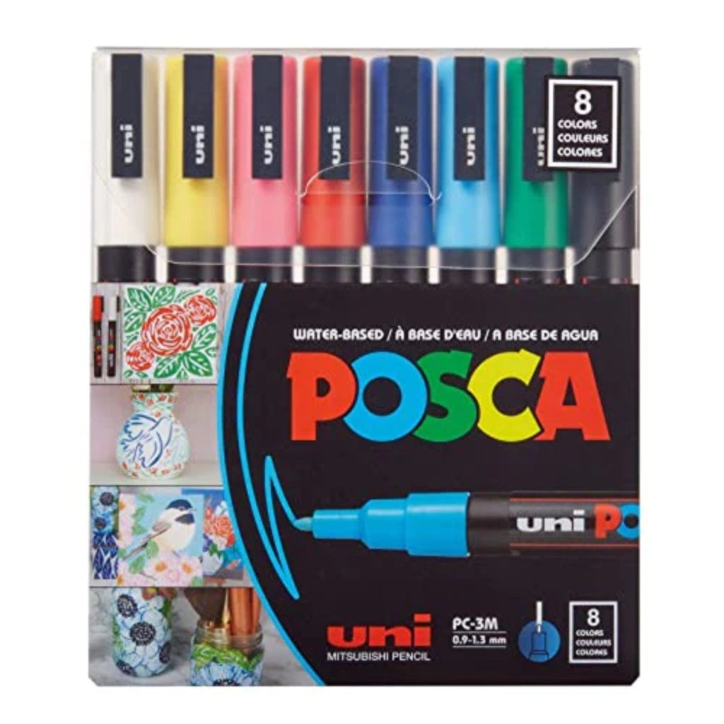 Uni Posca Marker 8 Shades