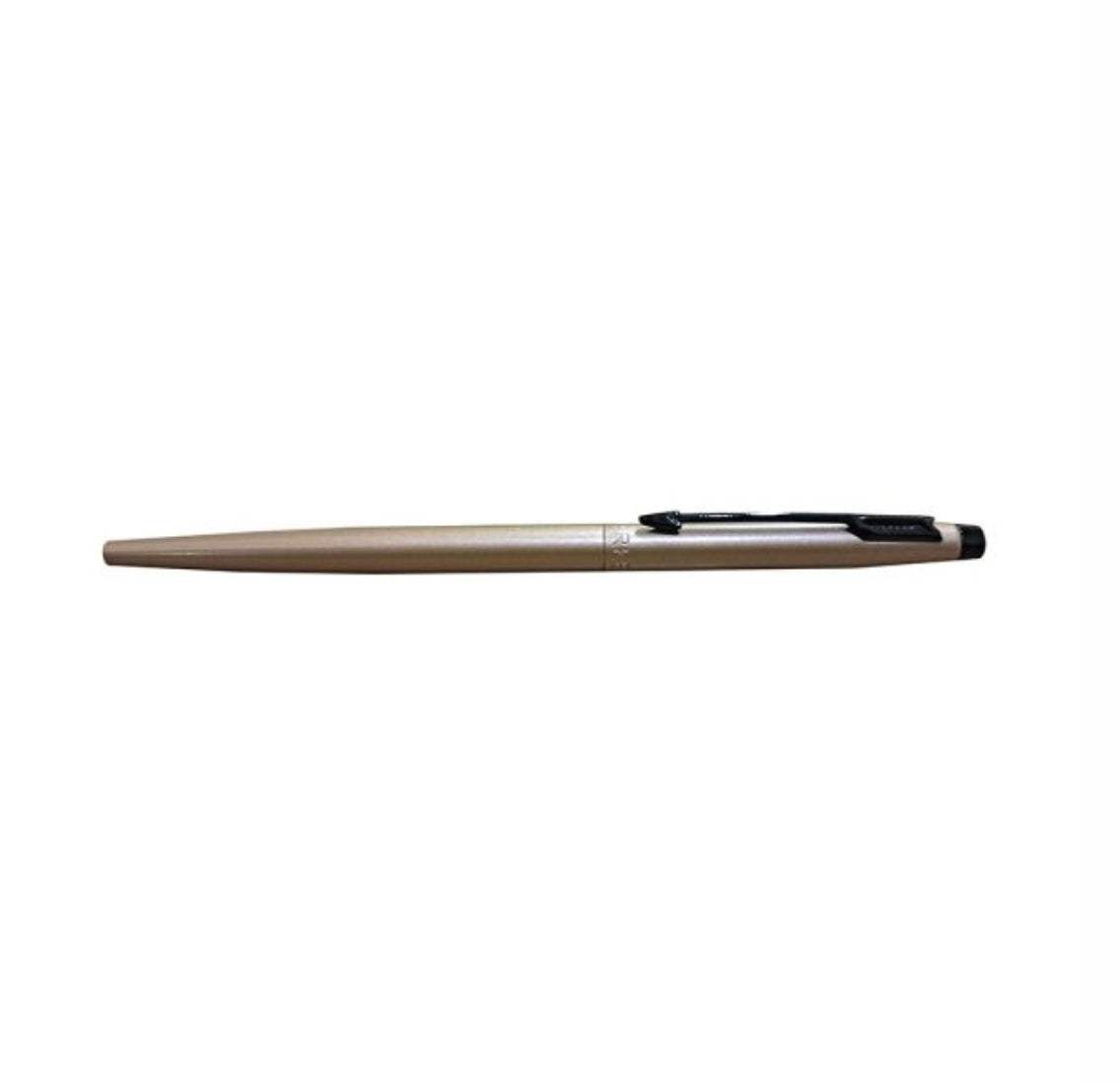 Parker Insignia Champaign Gold Black Metal Trim Ball Pen