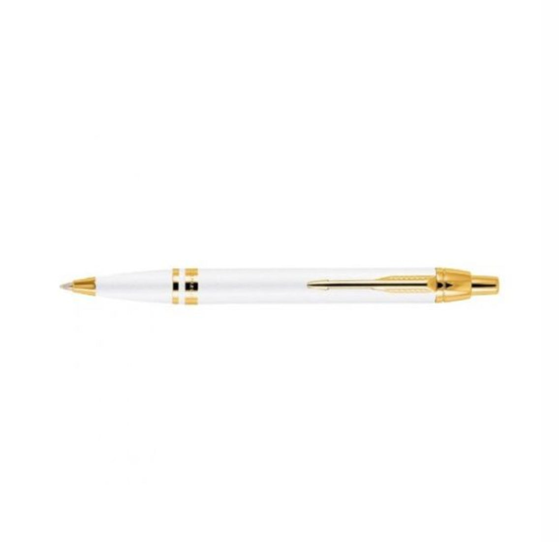 Parker Odessey White Gold Trim Ball Pen