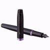 Parker IM Amethyst Purple Black Trim Fountain Pen
