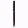 Parker IM Amethyst Purple Black Trim Fountain Pen