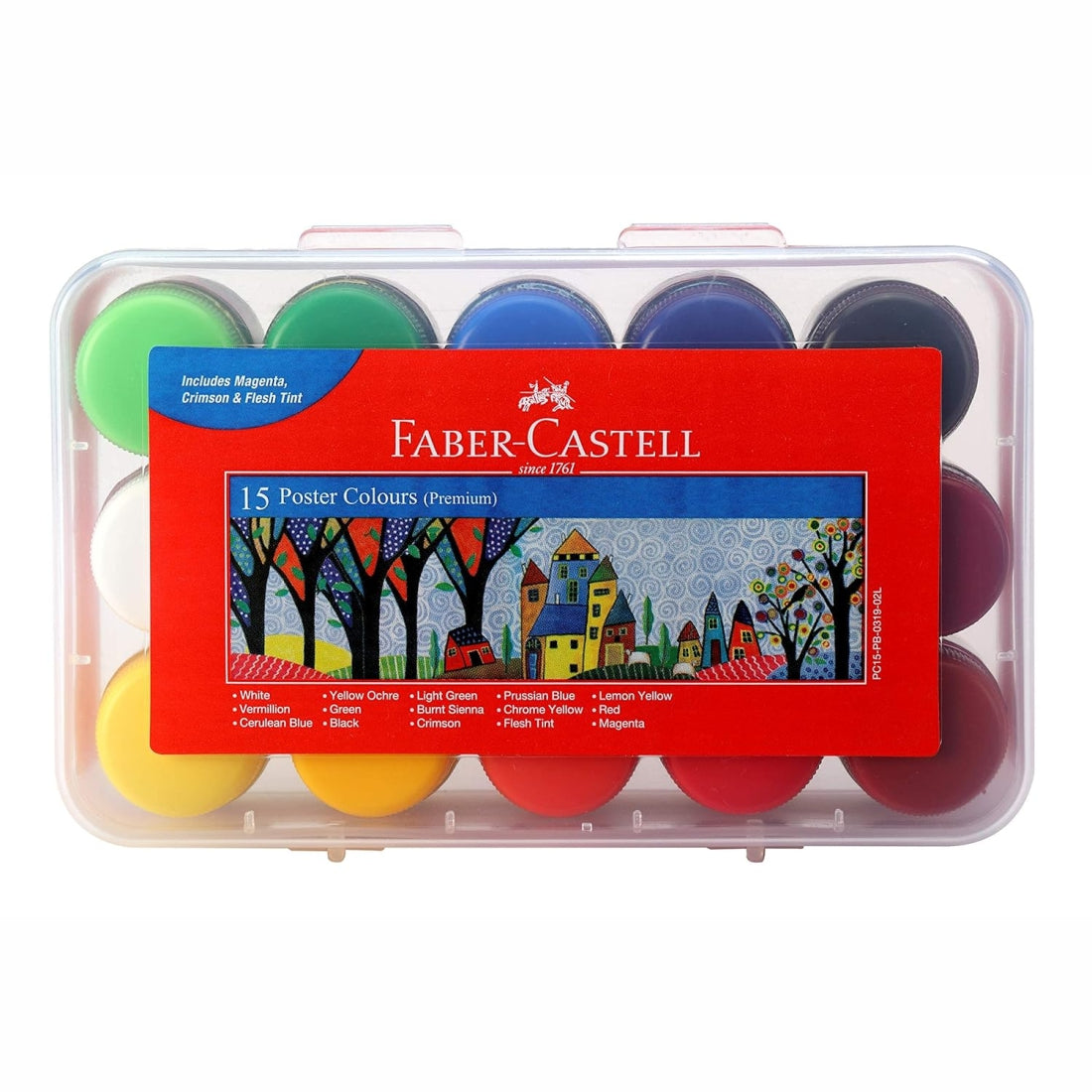 Faber Castell Poster Colours 15X10ML Each