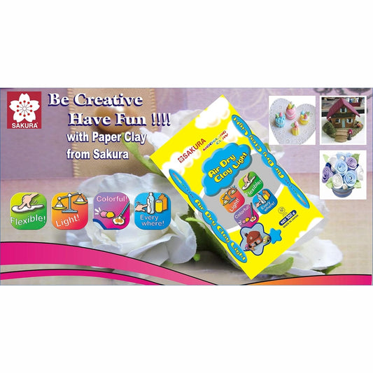 SAKURA LIGHT AIR DRY CLAY 100GMS