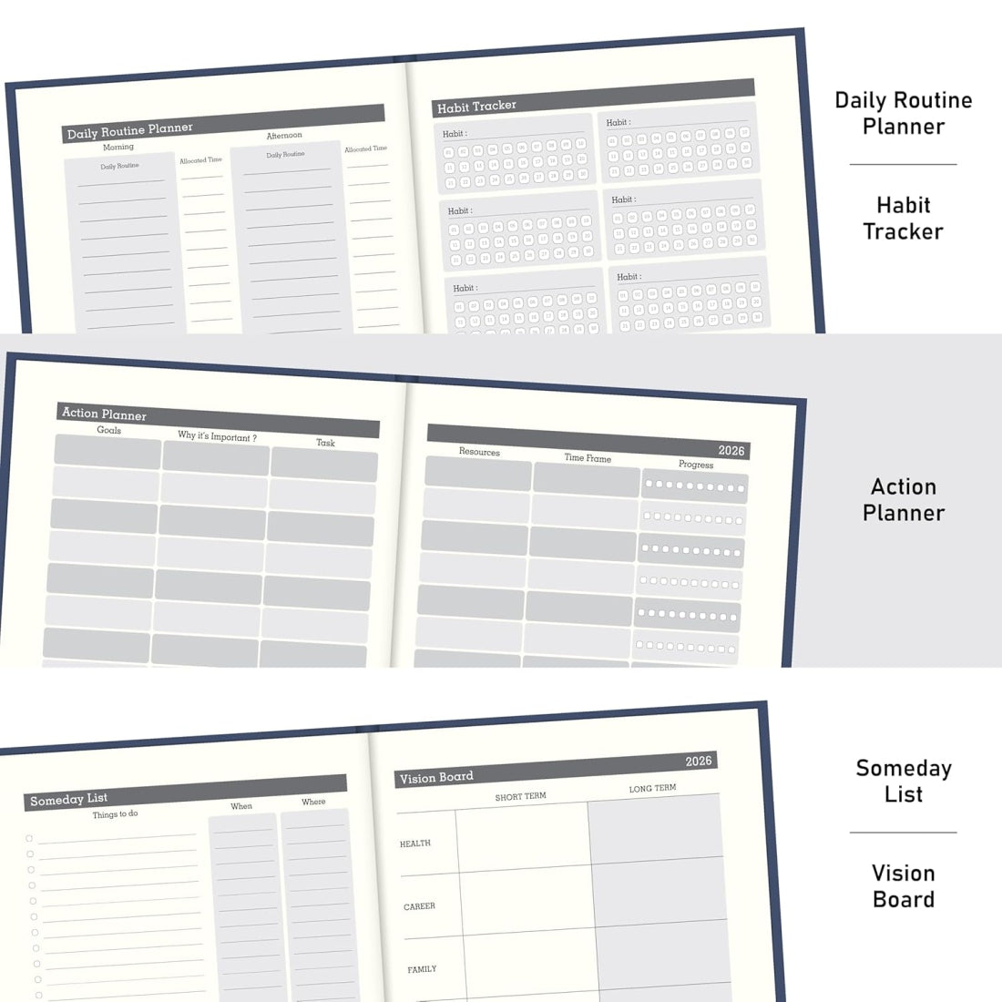 Scholar Legend Diary 2026 - A5 Size