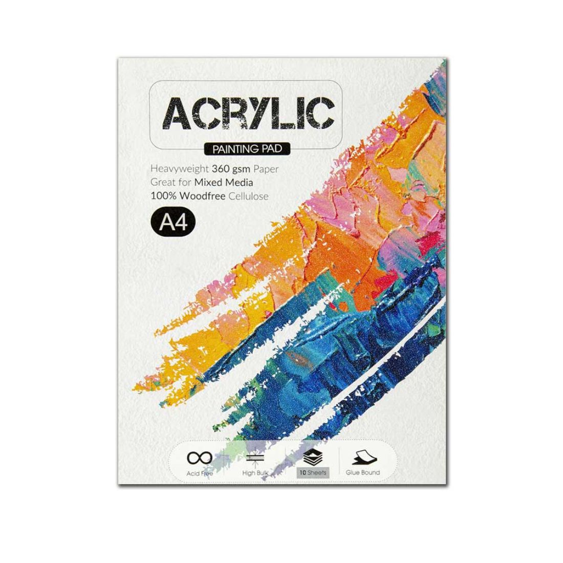 Scholar A4 Acrylic Painting Pad - 10 Sheets 360gsm