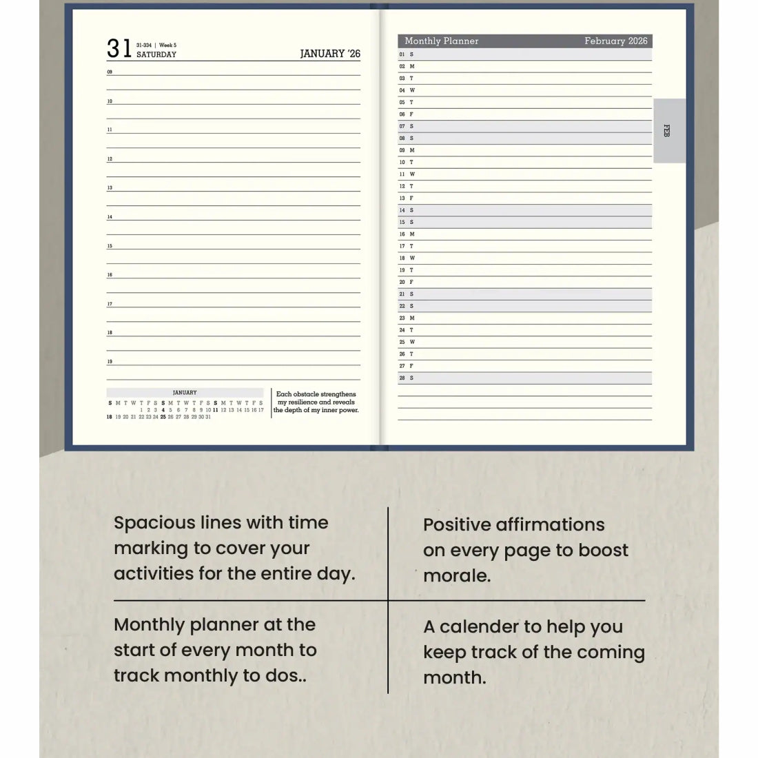 Scholar Plush Diary 2026