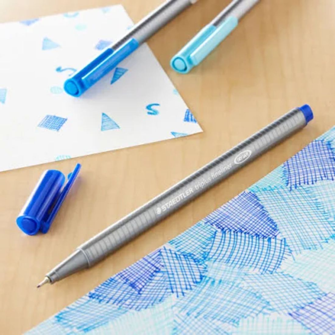 Blue Triplus Staedtler Triplus Fineliner pen | Blue Ink – PAPERQUIRKS STATIONERY