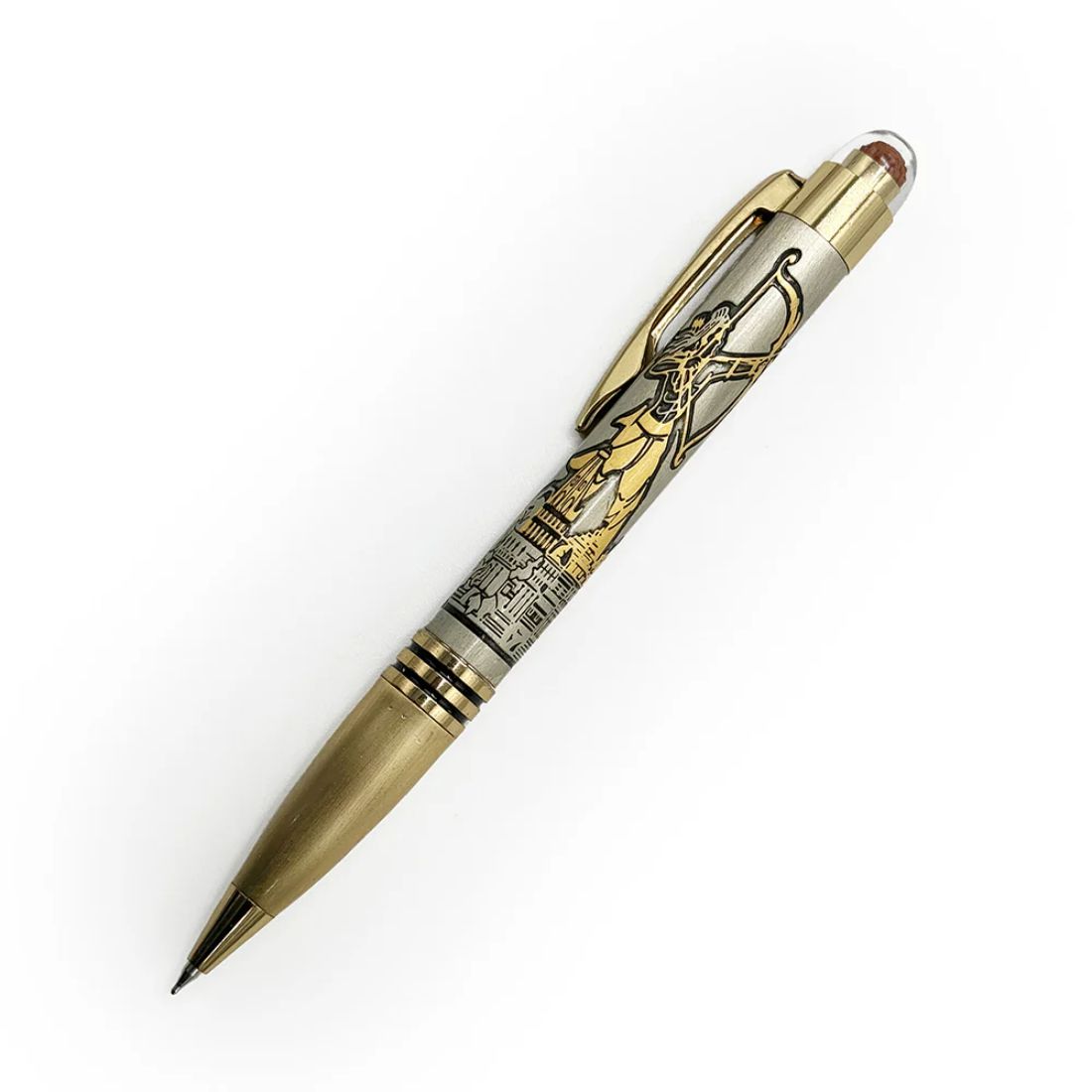 Submarine Jai Shri Ram with Rudraksh Ball Point Pen 0.7mm | Metal Body