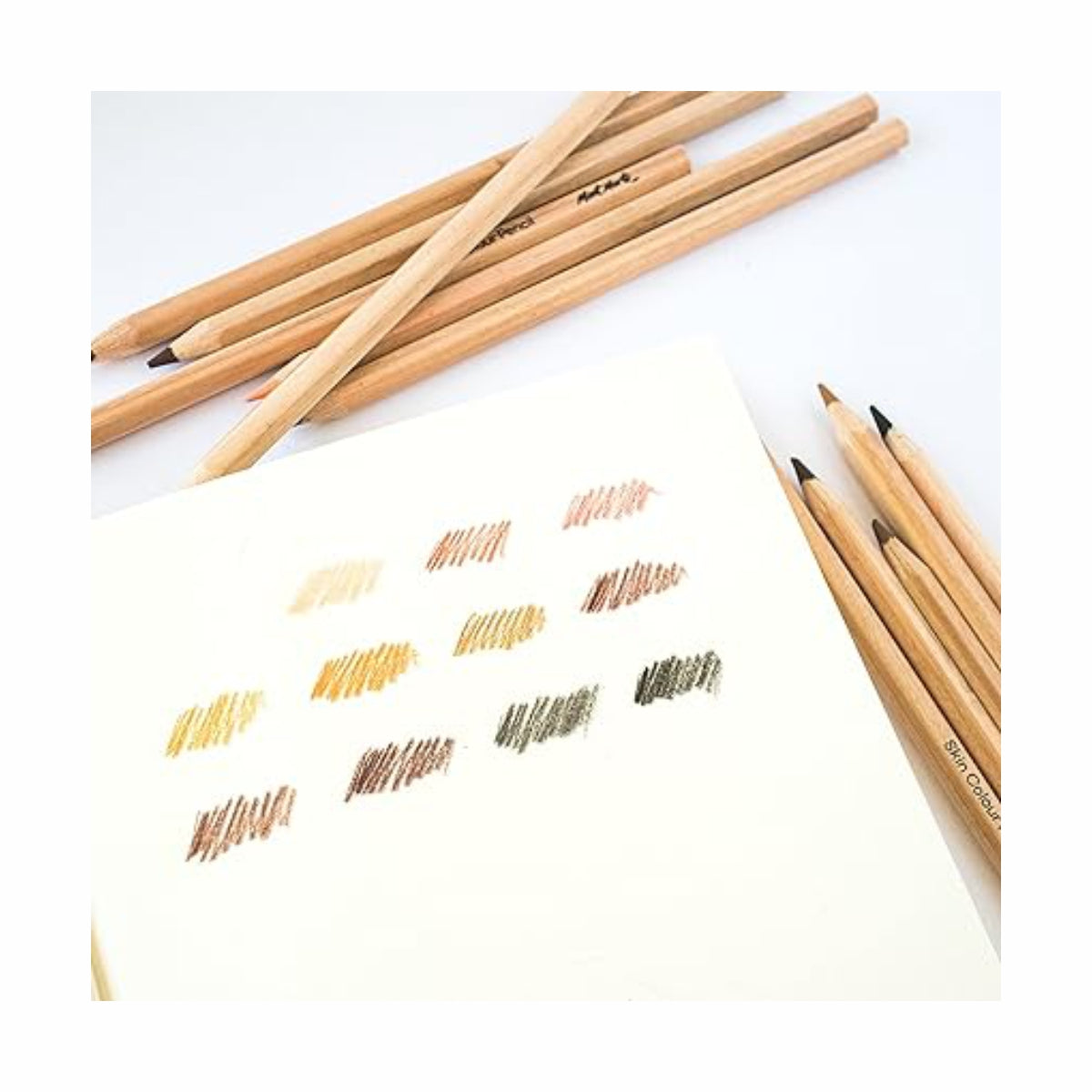 Mont Marte Skin Colour Pencils - 12 Shades