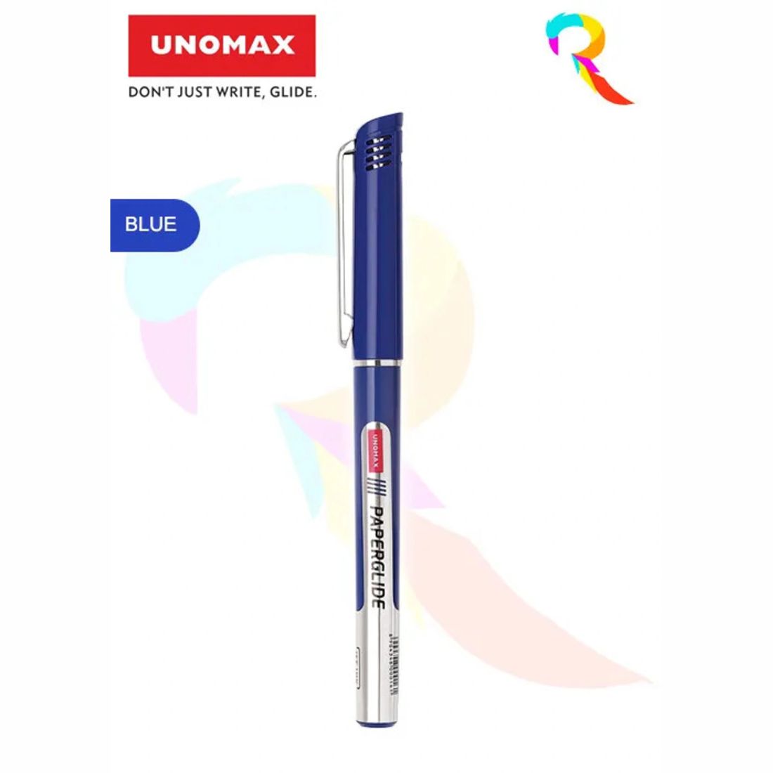 Unomax Paper Glide BallPoint Pen 0.7mm | Pack of 10 Pcs