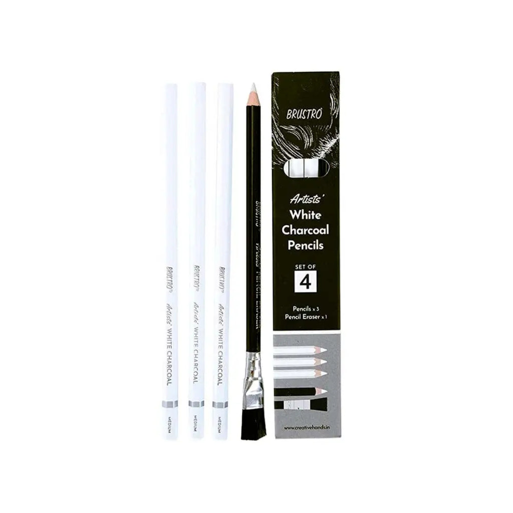 Brustro White Charcoal Pencil