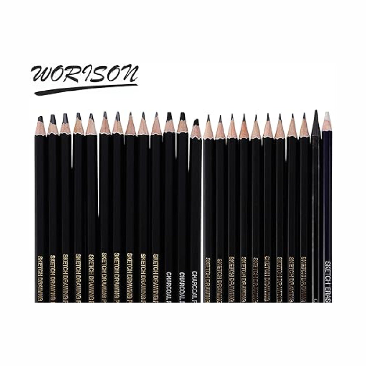 Worison Drawing Pencils - Set of 24