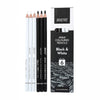 Brustro Black and White Coloured Pencils - Set Of 6