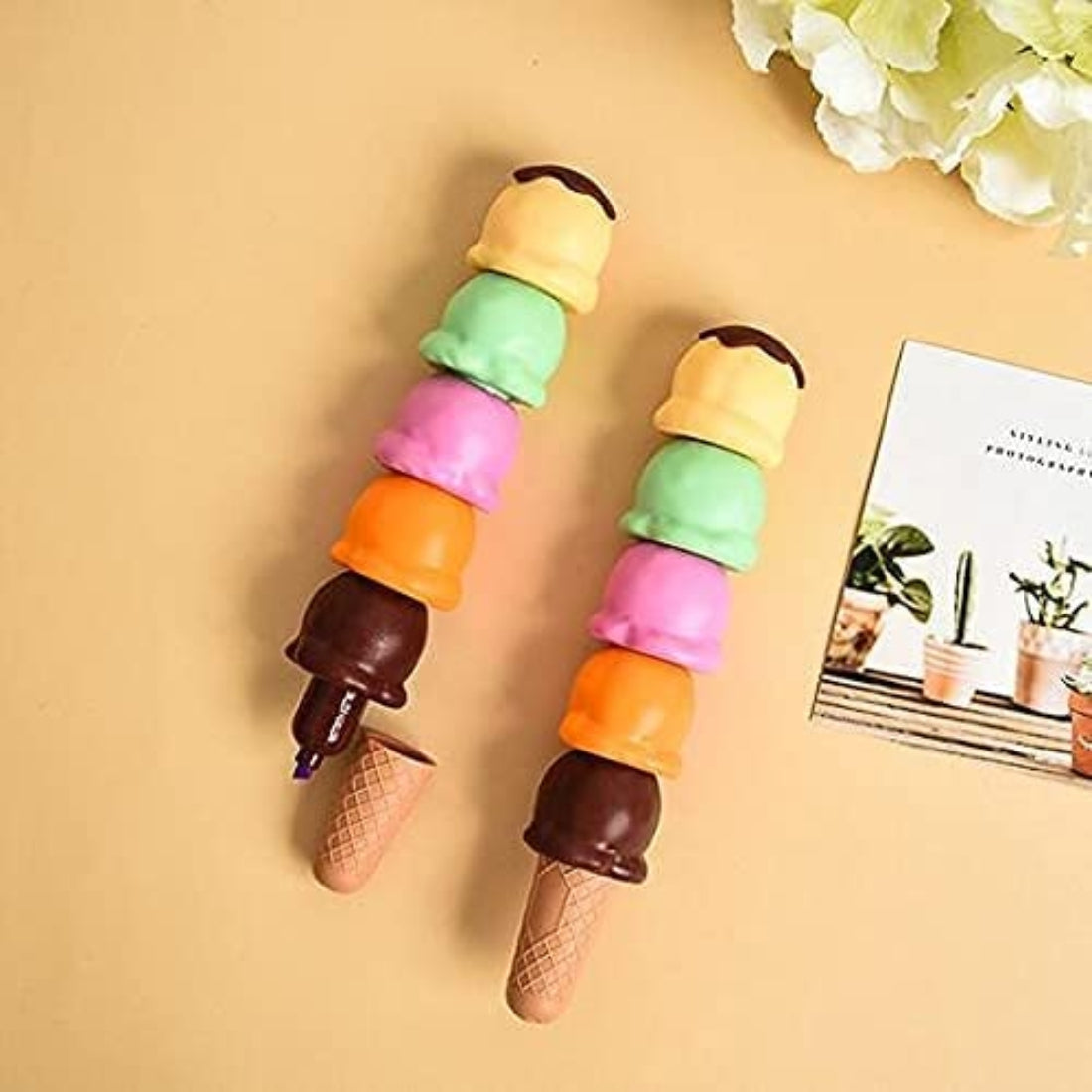 Stack-able Cone Highlighters 5Pc.