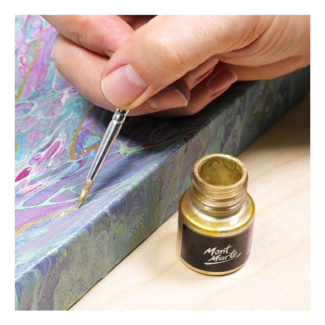 Mont Marte Gold Foil Paint | 20 ml