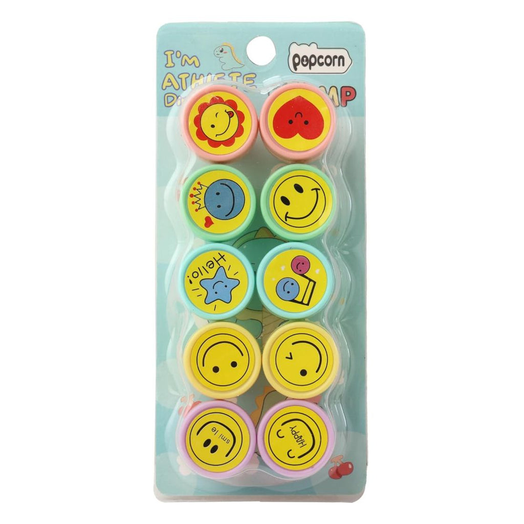 Smiley Stamps | 10 Pcs | 1 Pack – PAPERQUIRKS STATIONERY